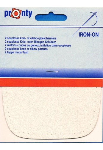 Iron-on knee patches (2) off white